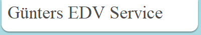 Gnters EDV Service